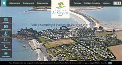 Desktop Screenshot of camping-ar-kleguer.com